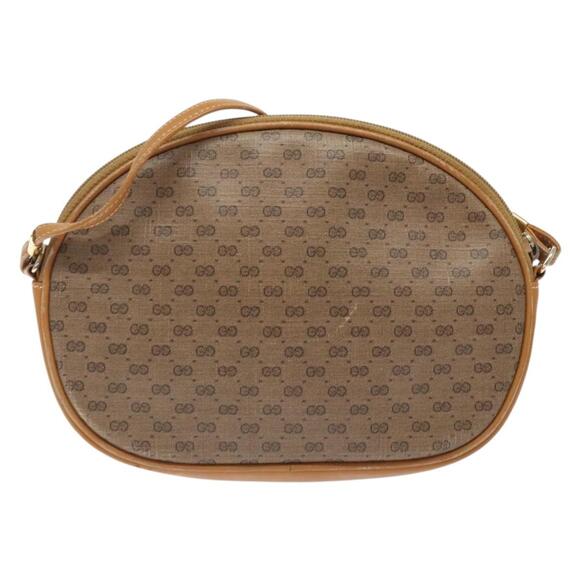 GUCCI Micro GG Supreme Shoulder Bag Pvc Beige Gold 007 084 007 084 - Picture 3 of 16